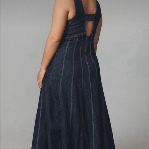 Pilcro Dark Blue Maxi Dress - Picture 2 of 8